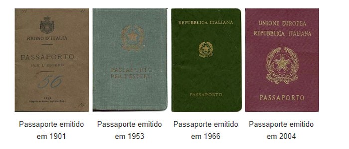 como tirar passaporte italiano modelos