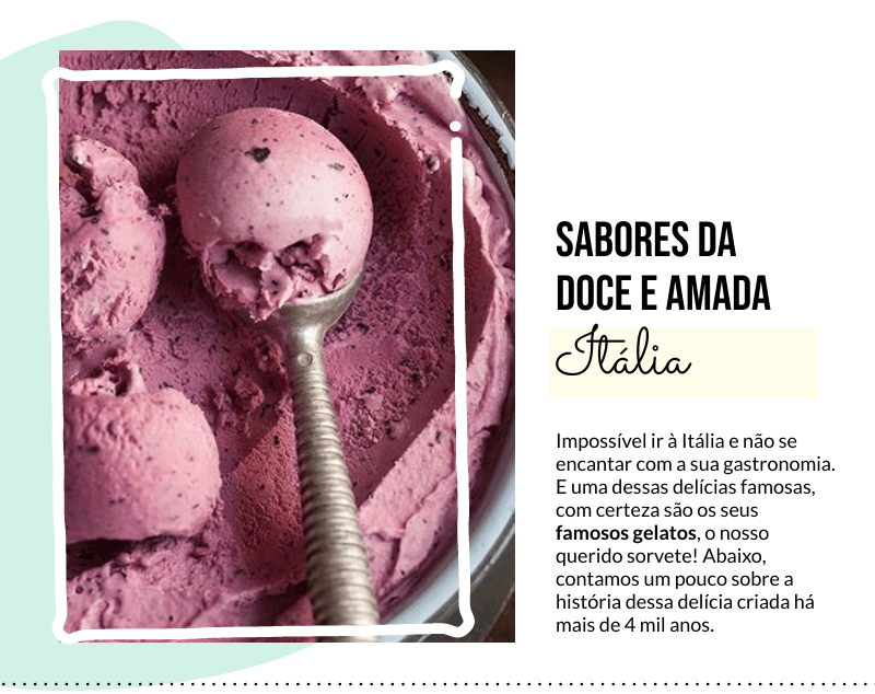 melhores sorveterias da Itália sabores