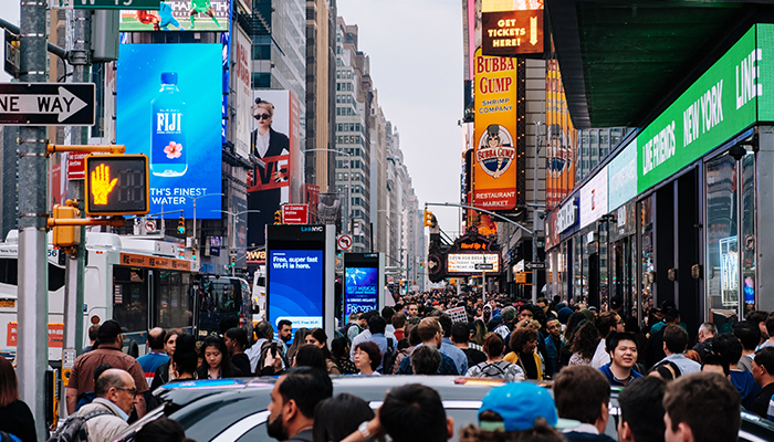 vantagens de viver nos Estados Unidos wall street