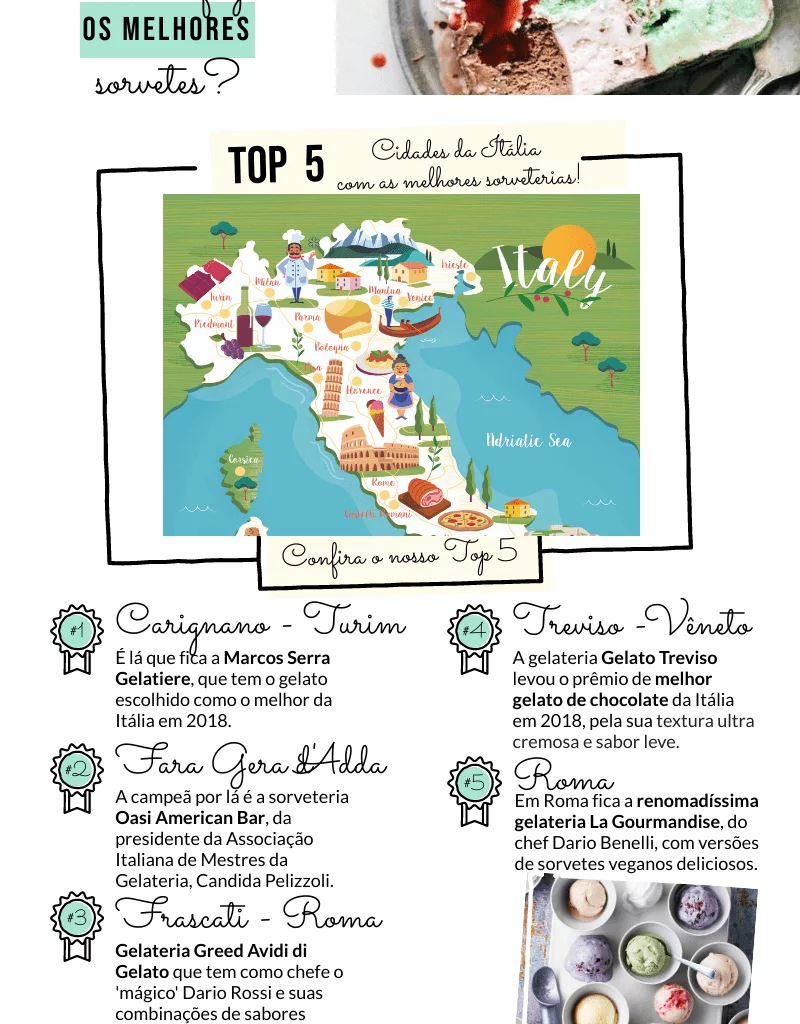 gelaterias italia mapa